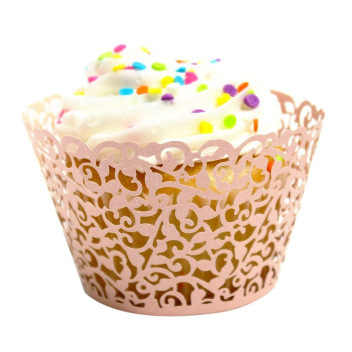 400 Pieces of Laser Cut Lace Cupcake Wrappers for Wholesale Purchase