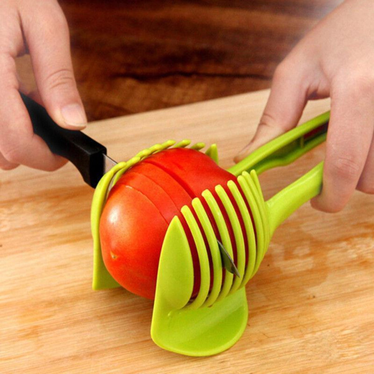 Vegetable and Fruit Cutting Tool with Holder