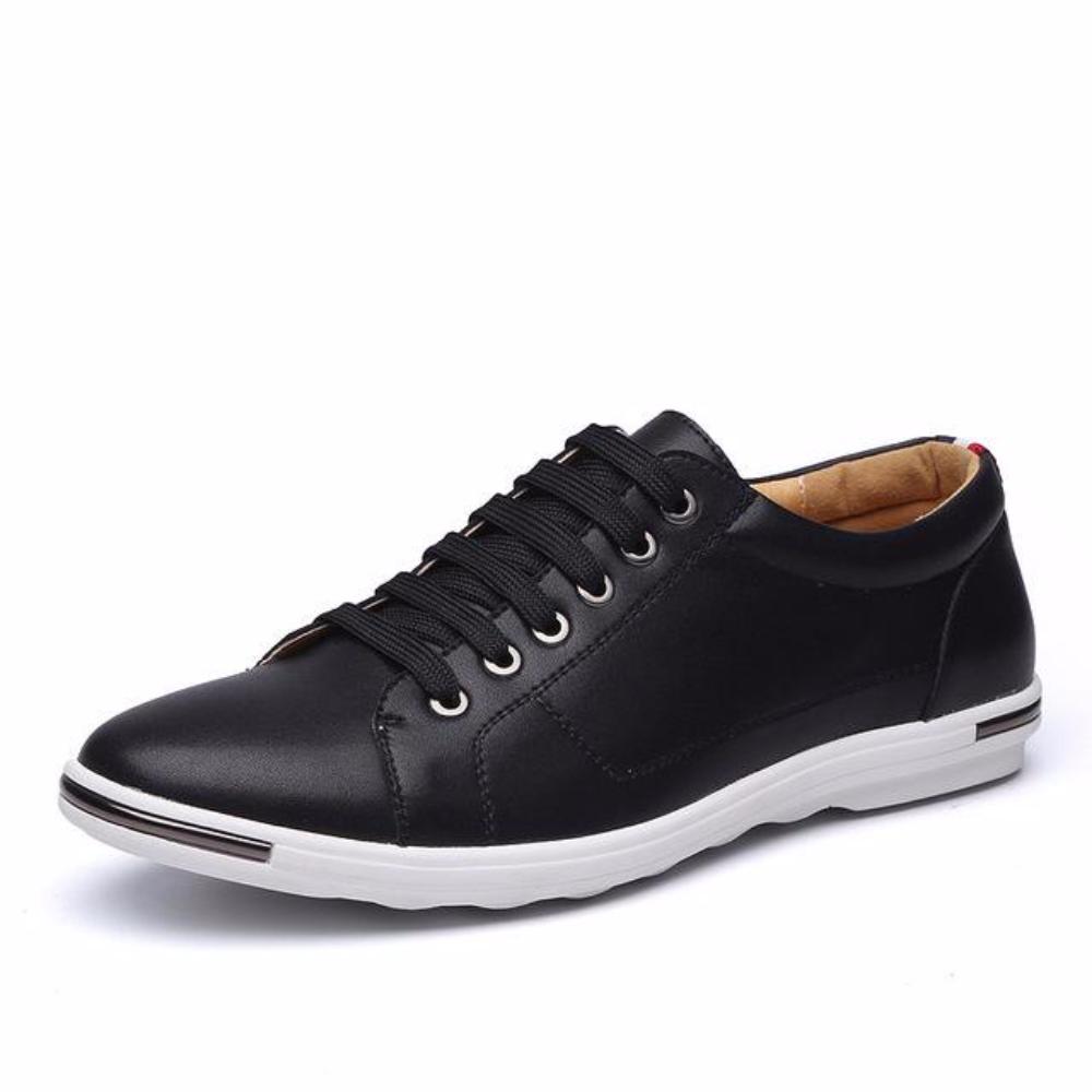 Casual Lace-Up Shoes for Men's Street Style