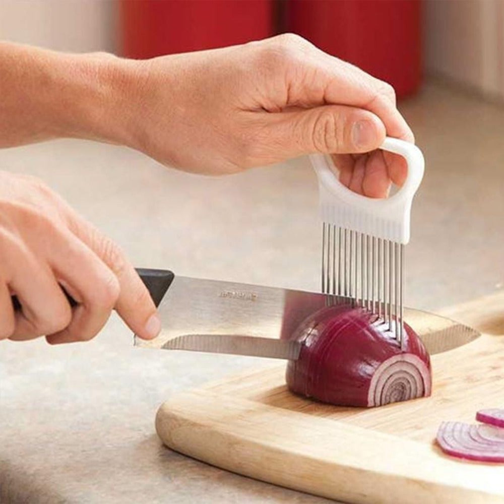 4-Piece Stainless Steel Vegetable Cutter Stand