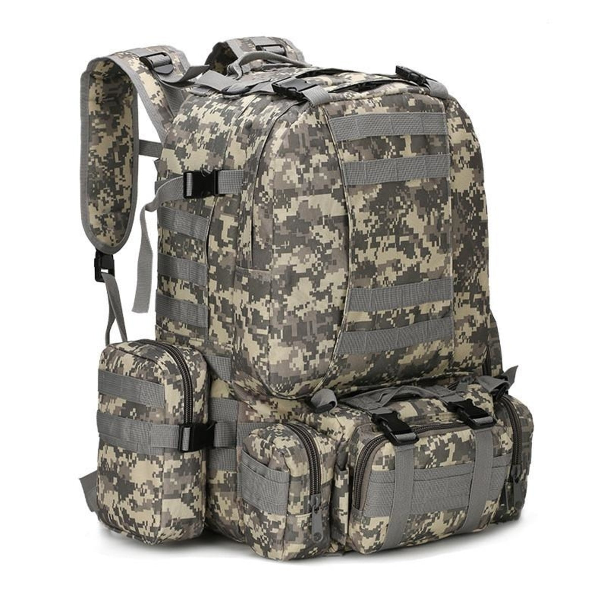 Outdoor Military Backpack - 50L, Resistant to Water