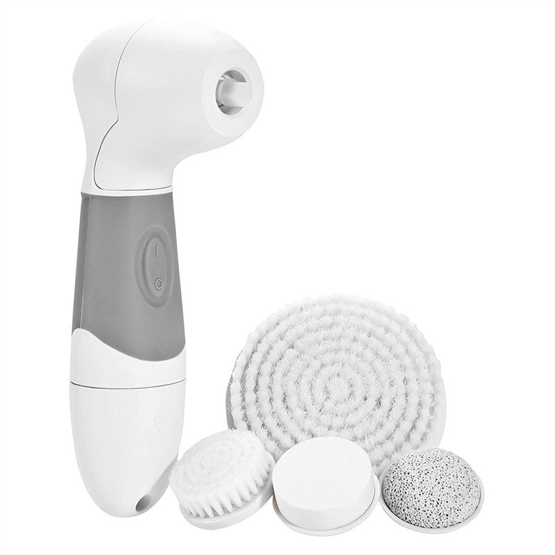 Water-Resistant 4-in-1 Portable Versatile Facial Brush Cleanser and Blackhead Extractor