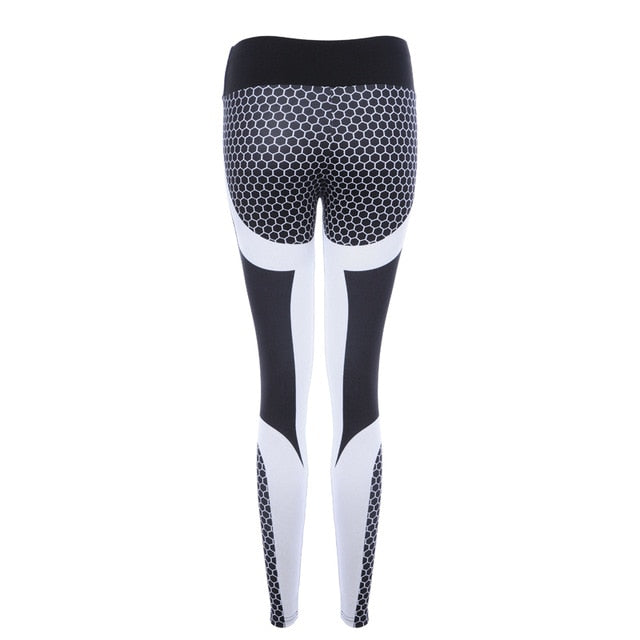 Yoga Leggings with Built-In Push Up for Fitness Training