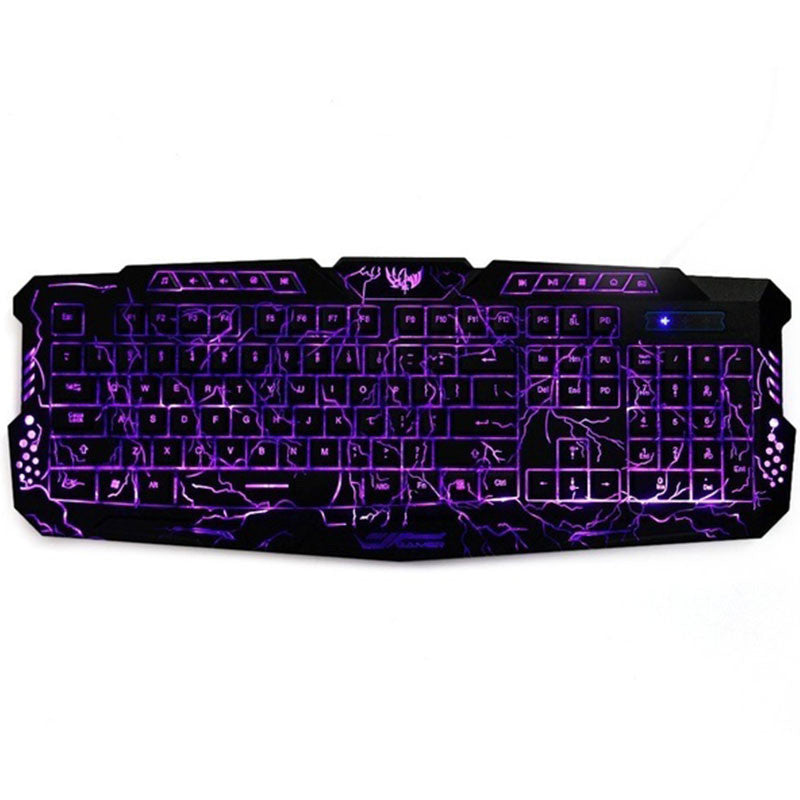 Z8V Wired 3 Backlight Ninja Dragons Gaming Keyboard with Ergonomics