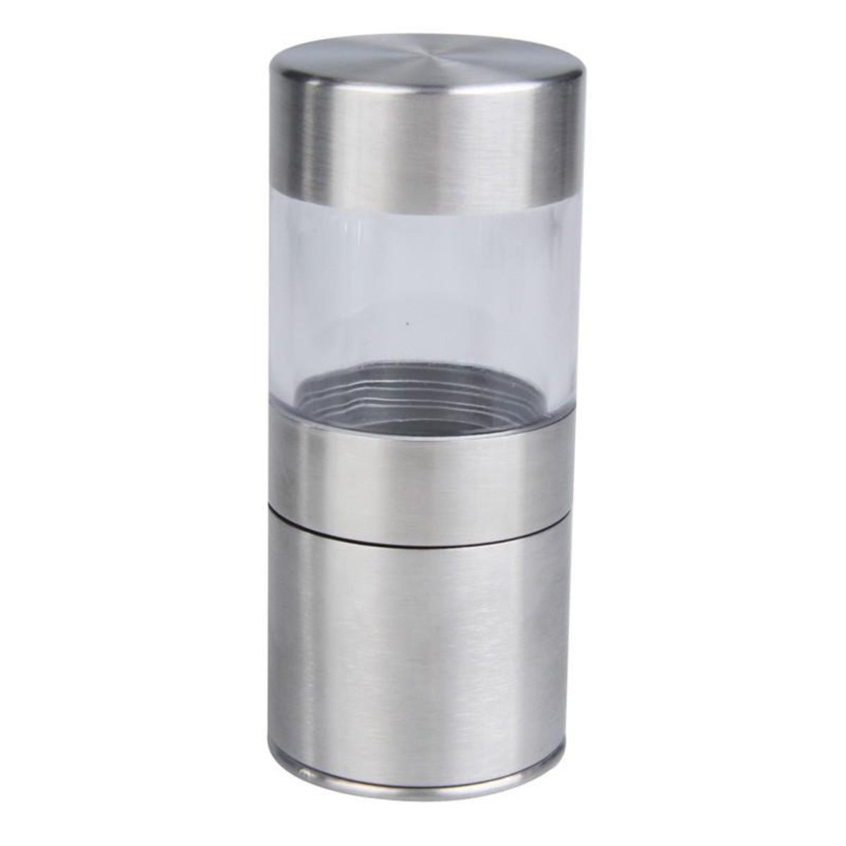 Stainless Steel Manual Salt and Pepper Grinder Set (2 Containers) with Premium Quality