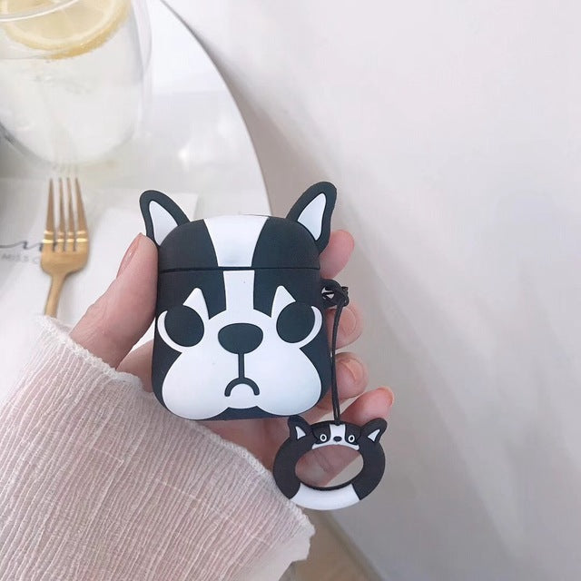 Silicone Airpods Case with Cartoon Design