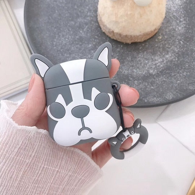 Silicone Airpods Case with Cartoon Design