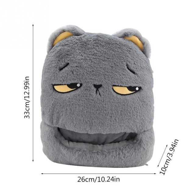 Winter USB Foot Warmer with Adorable Cat Design