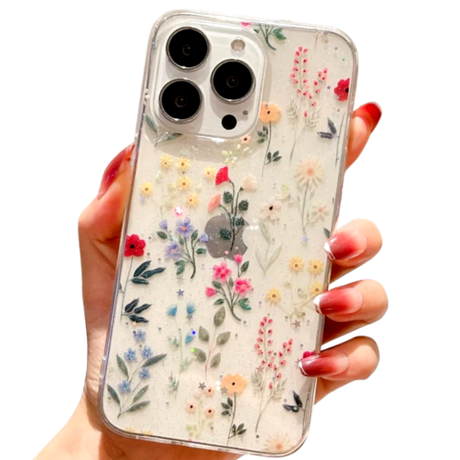Soft Silicone Floral Bouquet iPhone Case