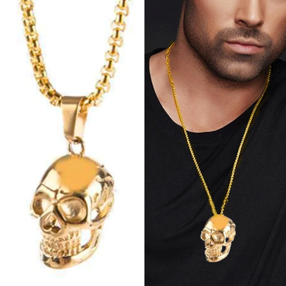 Gleaming Skeleton Pendant