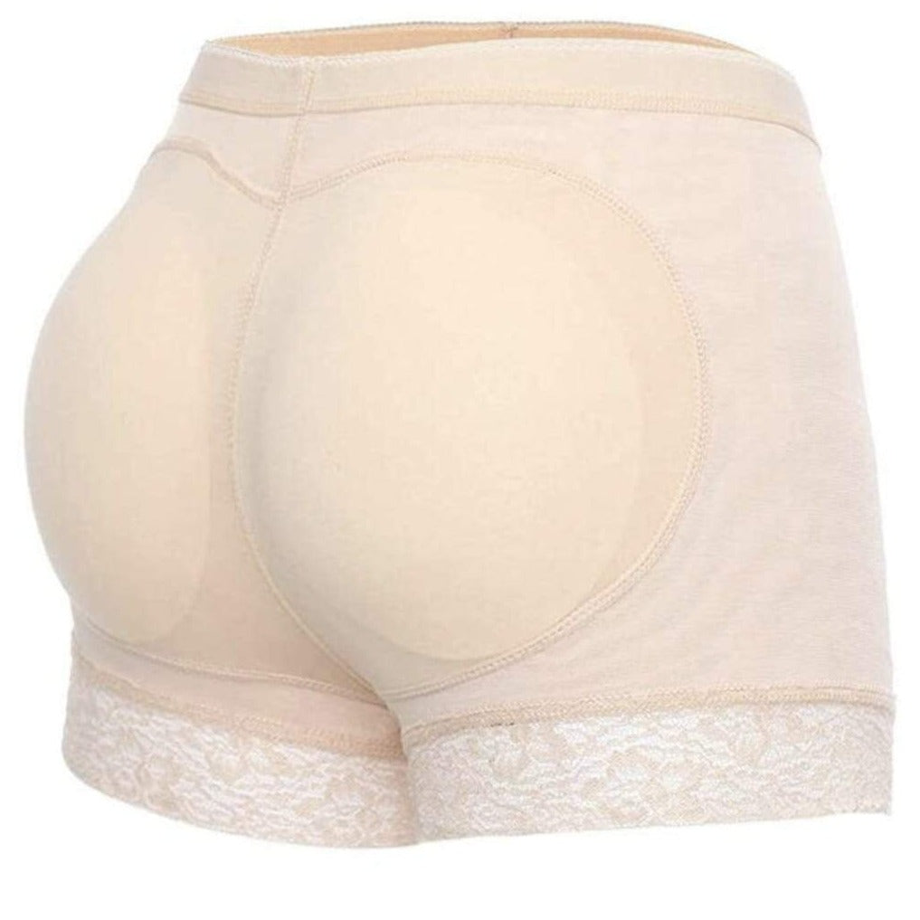 Beige Butt Lifting Padded Underwear