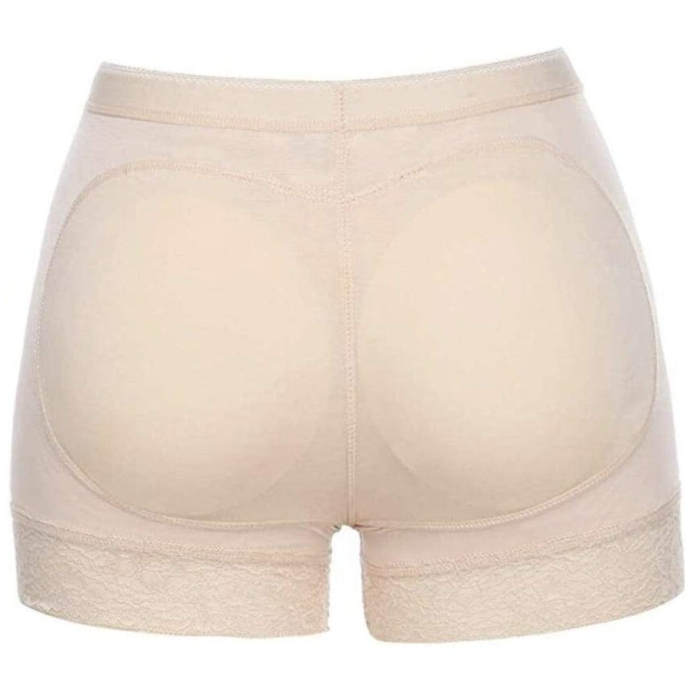 Beige Butt Lifting Padded Underwear