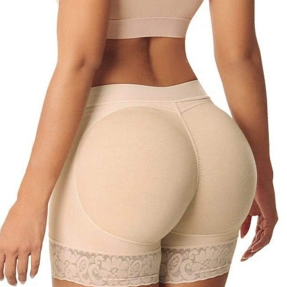 Beige Butt Lifting Padded Underwear