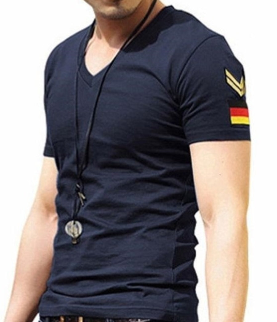 Army Badge Slim Fit Men's Tee