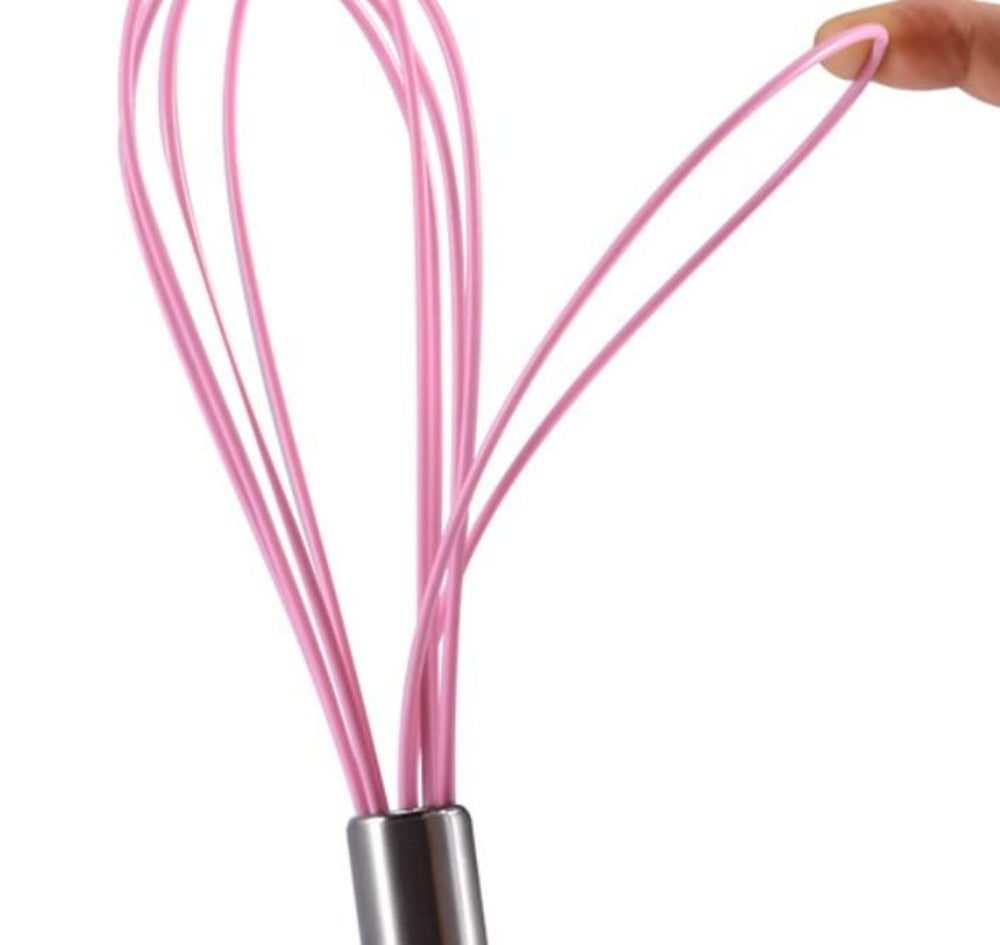 Silicone Egg Beater Set - 4 Piece Set with Non-Stick Feature