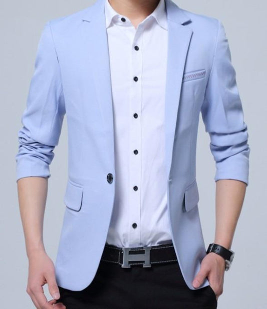 Slim Fit Men's Fashion Blazer in K-Style