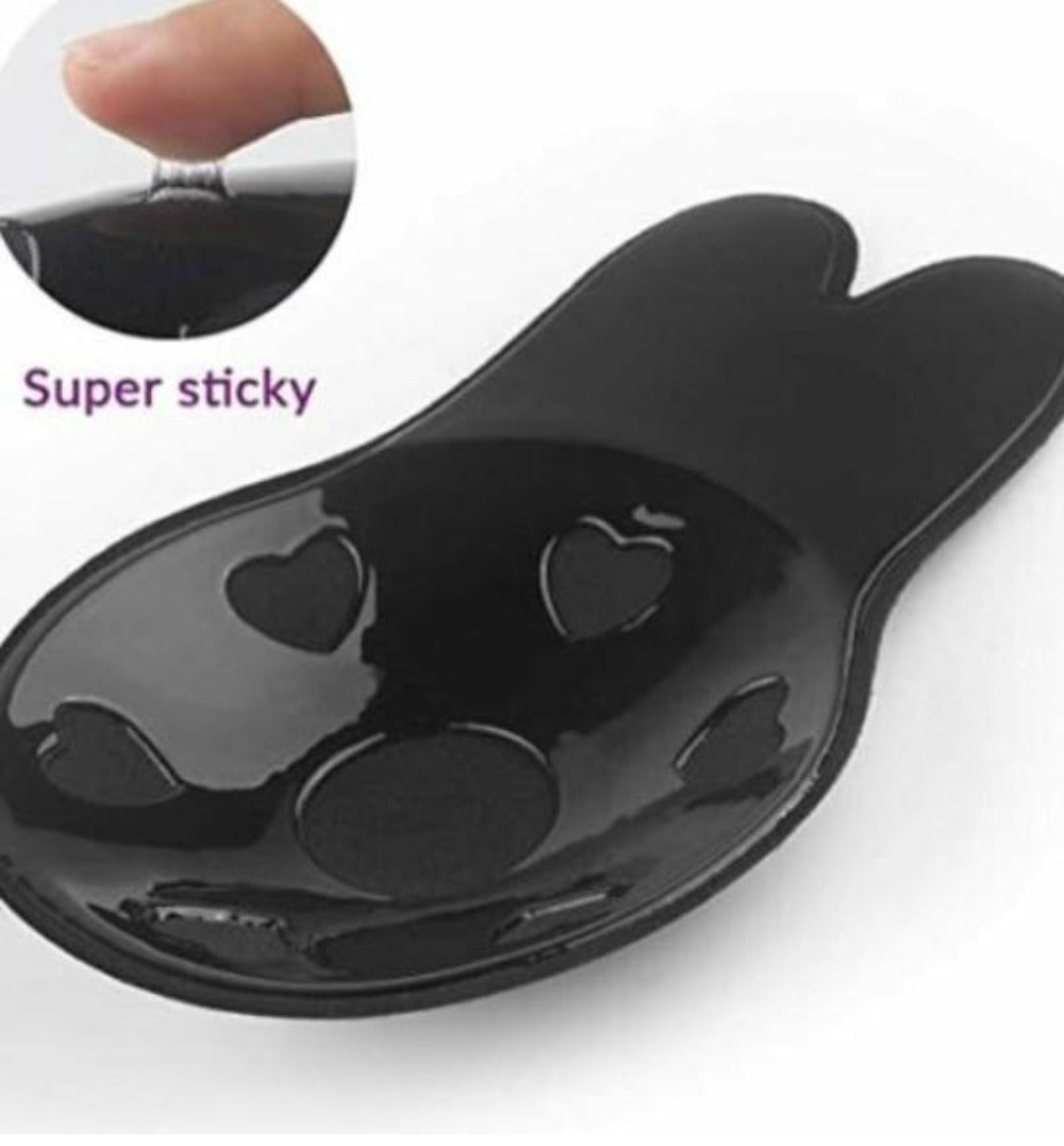 Strapless Invisible Silicon Push Up Bra Pasties (2 pairs)