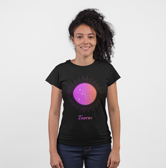 Taurus Women's Zodiac Gradient Tee
