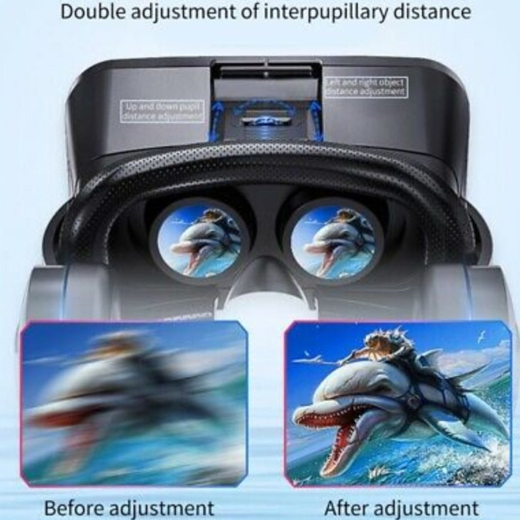 Dragon Virtual Reality Gaming 3D Headset with Wireless Gaming Controller