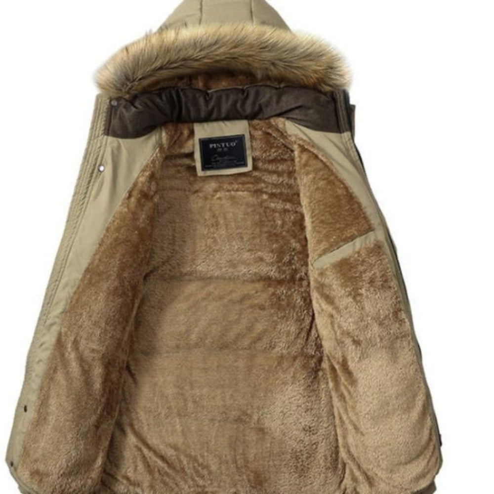 Winter Hooded Men's Jacket
