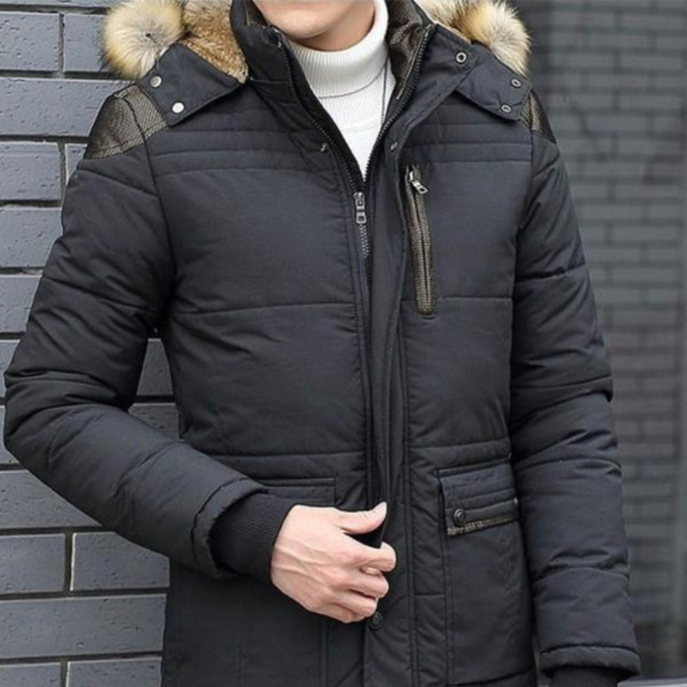 Winter Hooded Men's Jacket