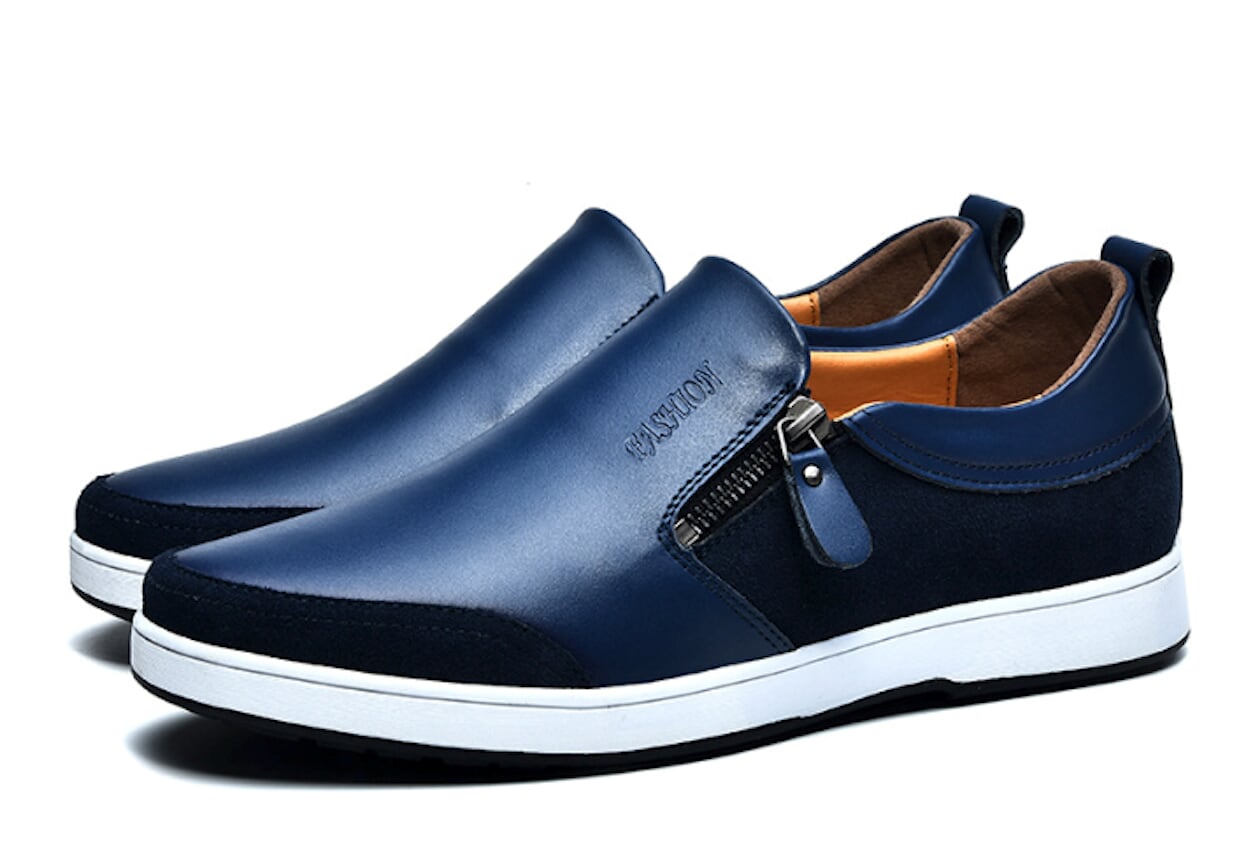 Side Zippered Men's Slip-On