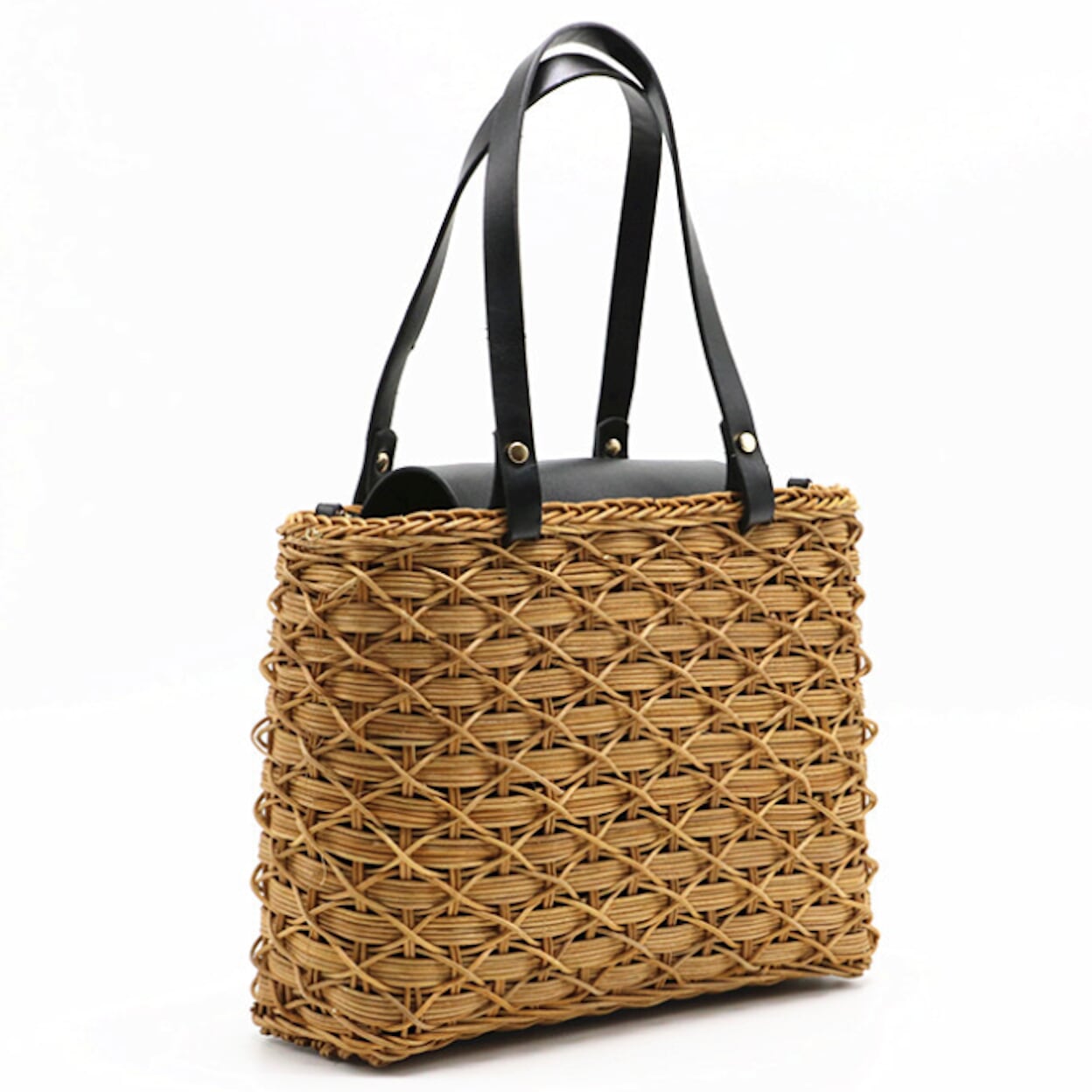 Woven Square Tote Bag