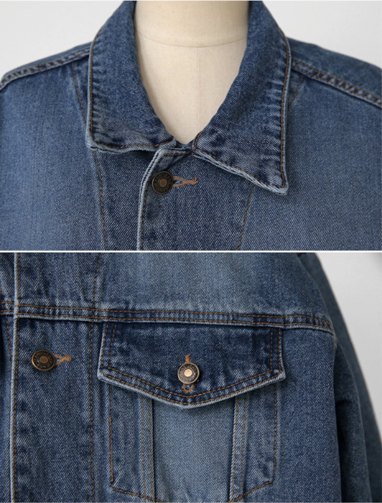 Denim Trench Coat for Women