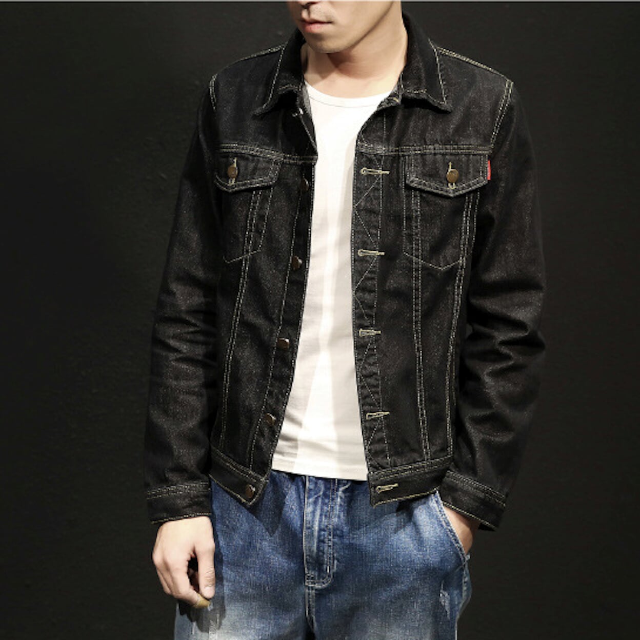 Trucker Style Men's Denim Jacket