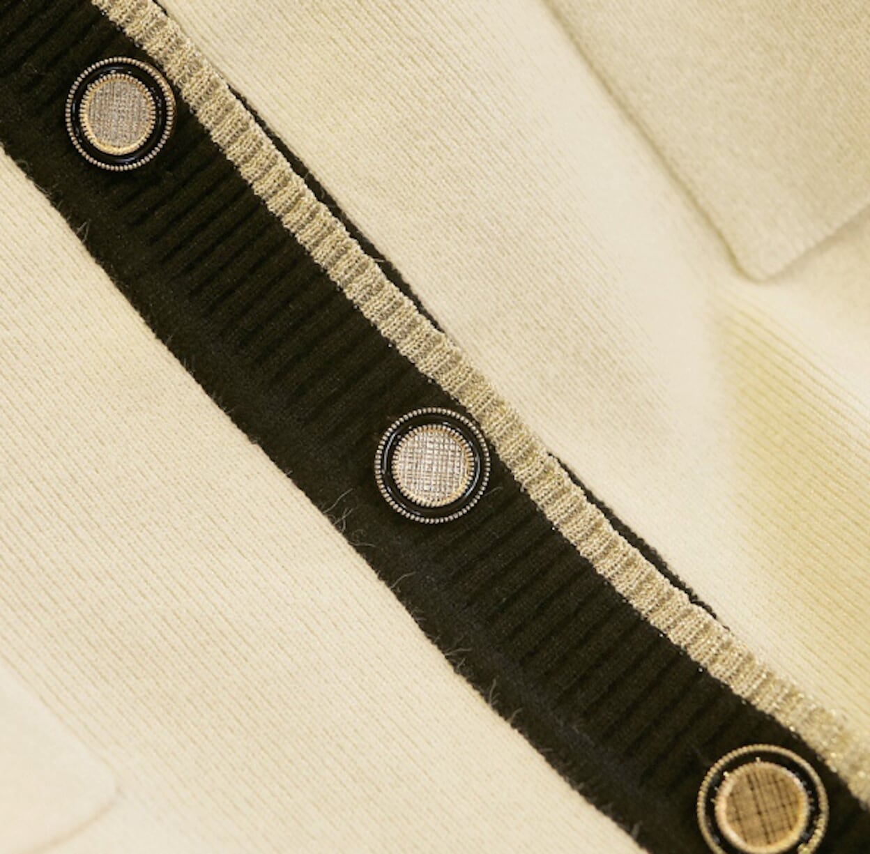 Cropped Two Tone Cardigan for Women