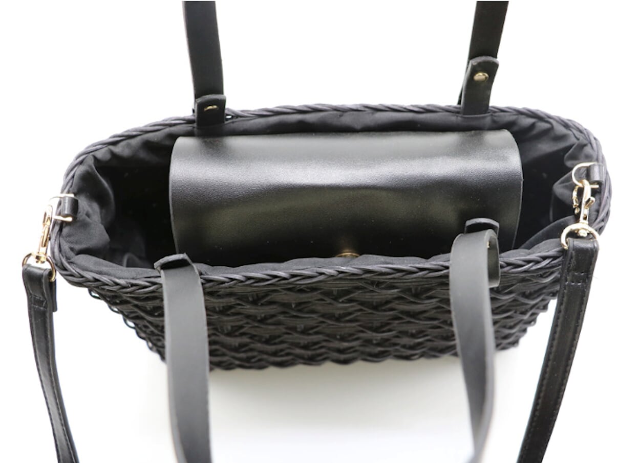 Woven Square Tote Bag