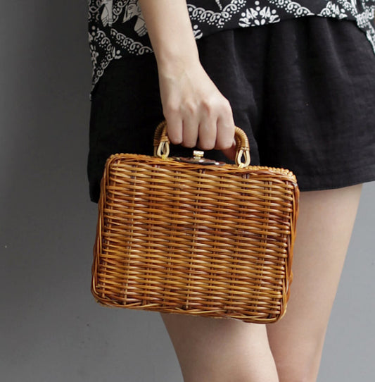 Small Retro Woven Purse