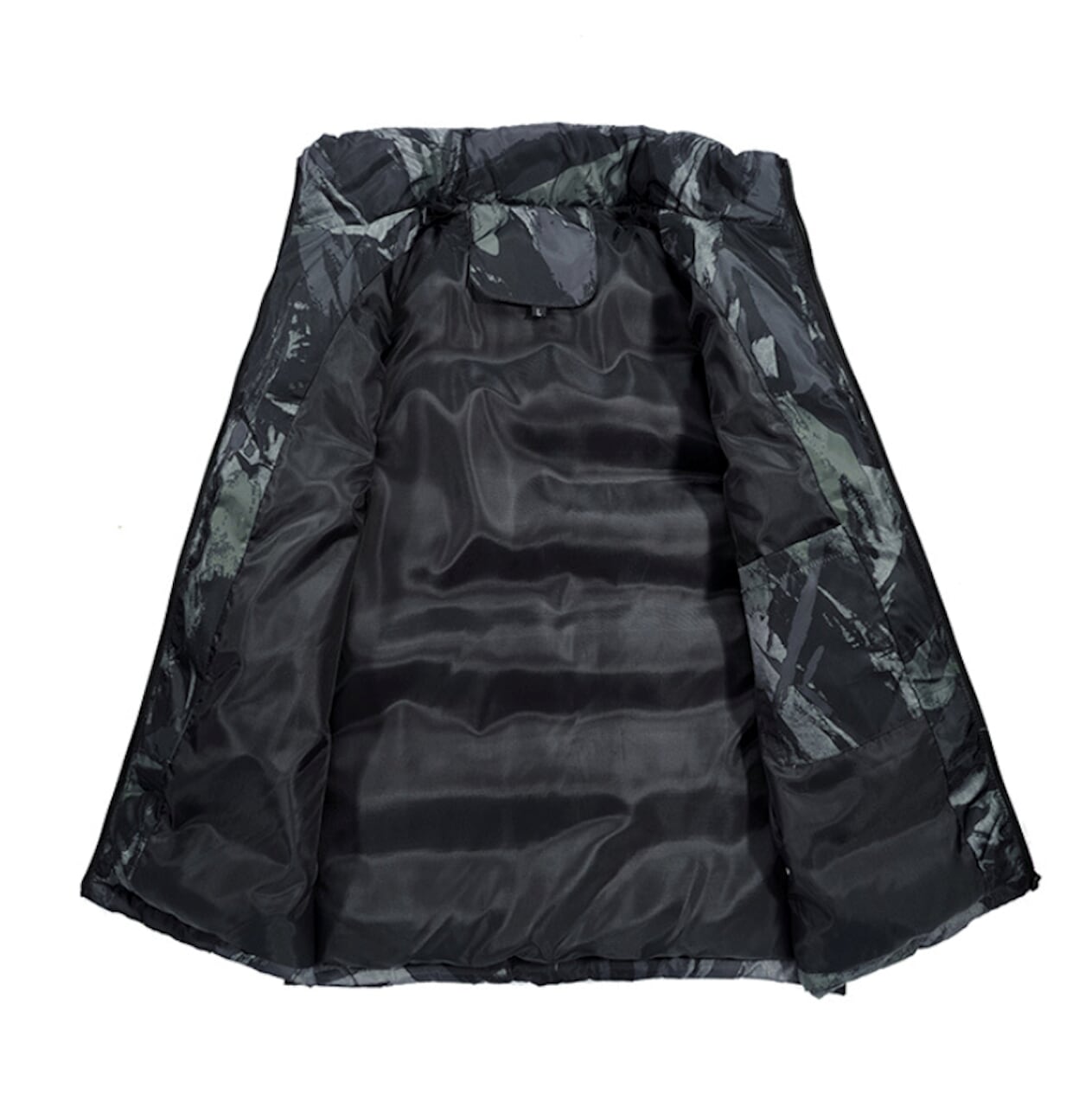 Camo Army Green Men's Puffer Vest