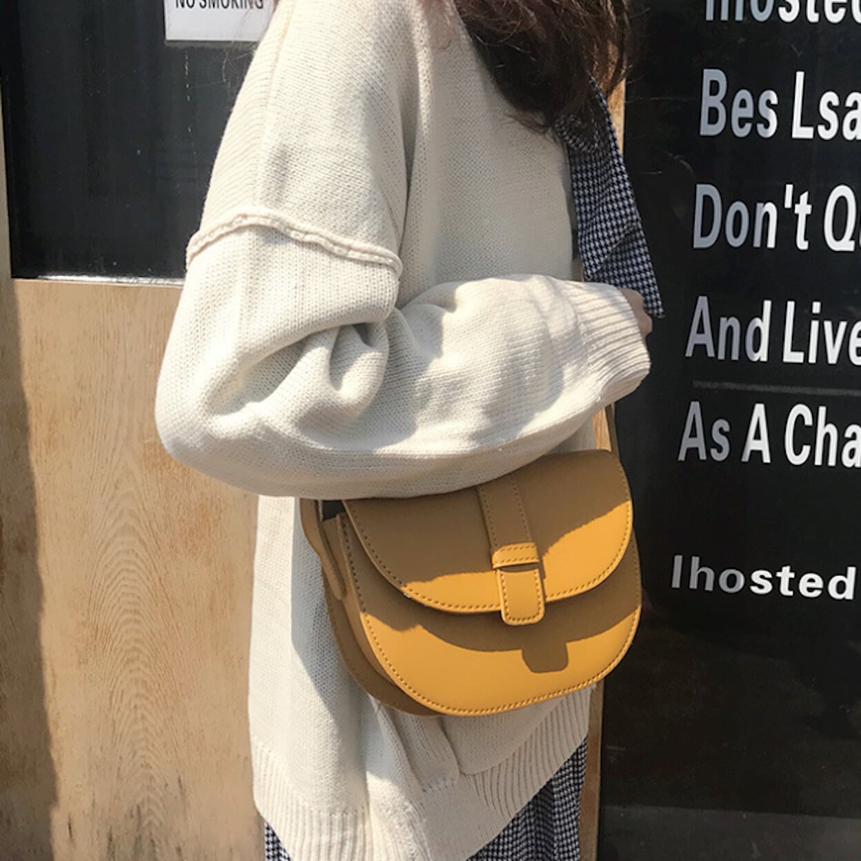 Snap Closure Crossbody Bag for Women