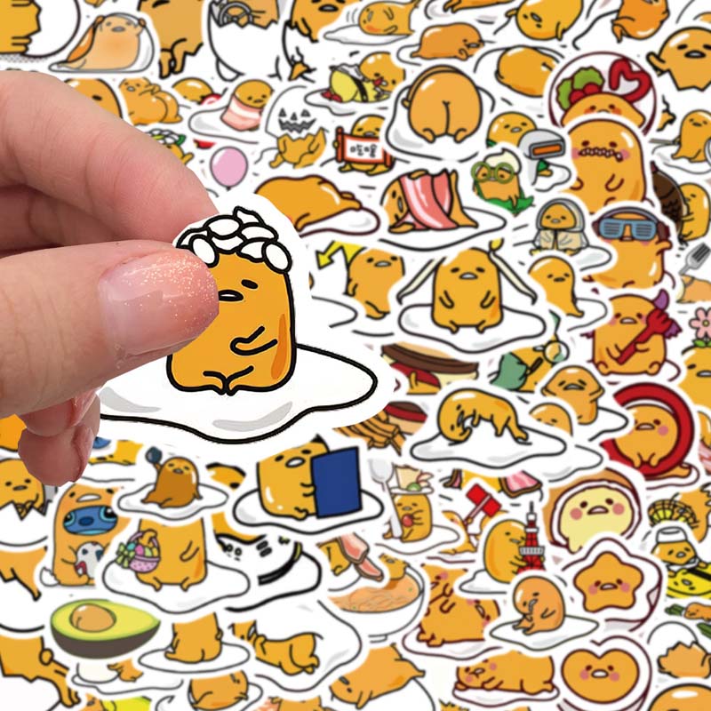 Kawaii Egg Laptop Decal Stickers