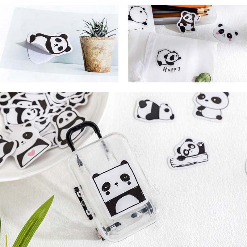 45PCS Panda Stickers for Creative Crafts