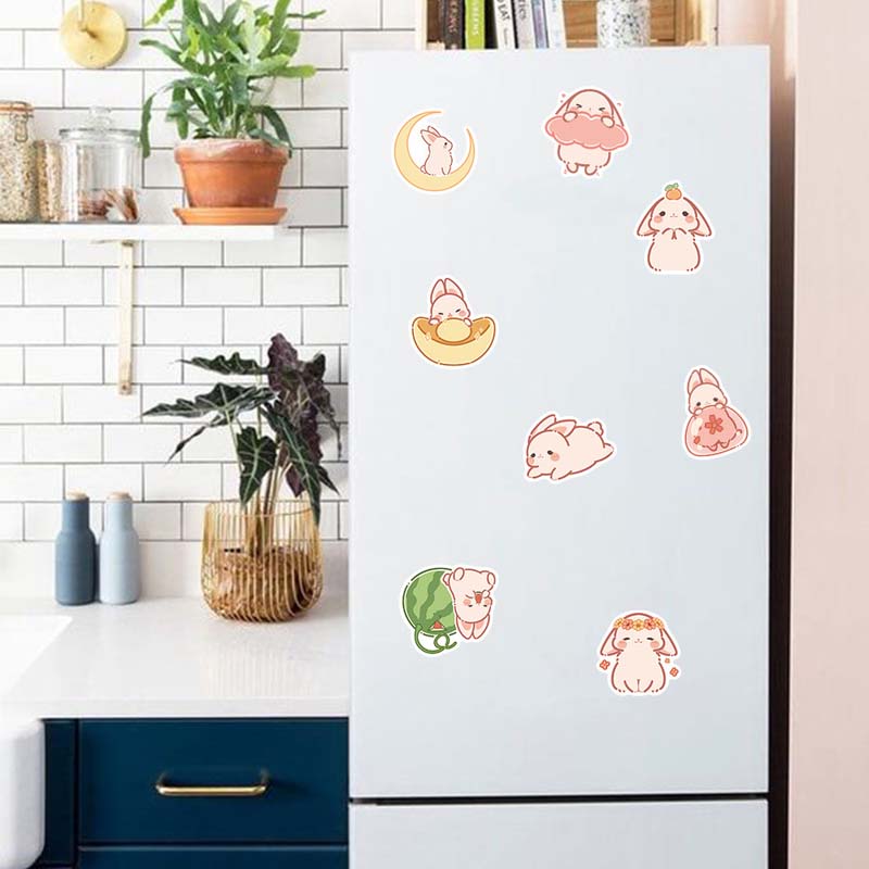 Cute Rabbit Stickers for Customization