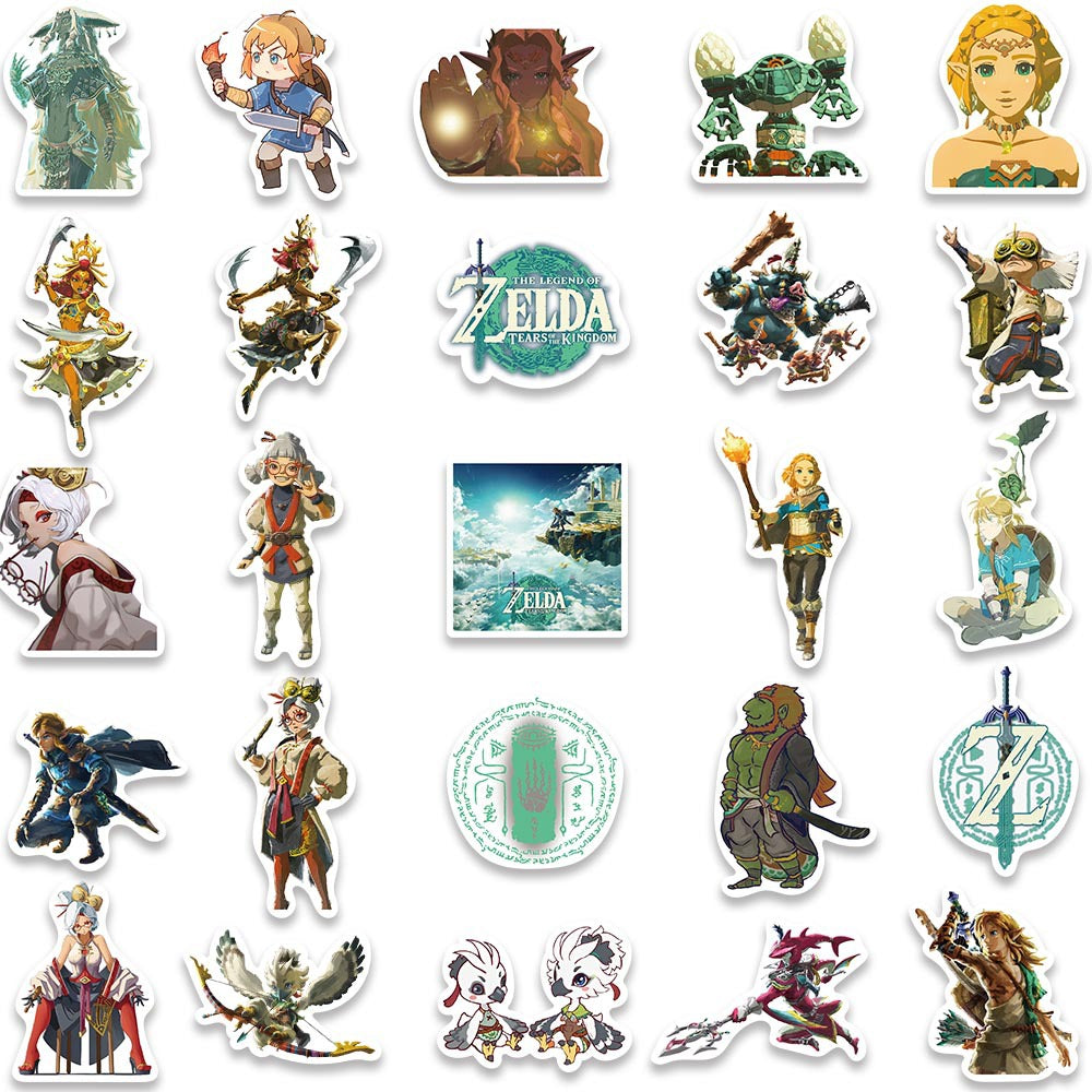 Tears of the Kingdom Zelda Stickers