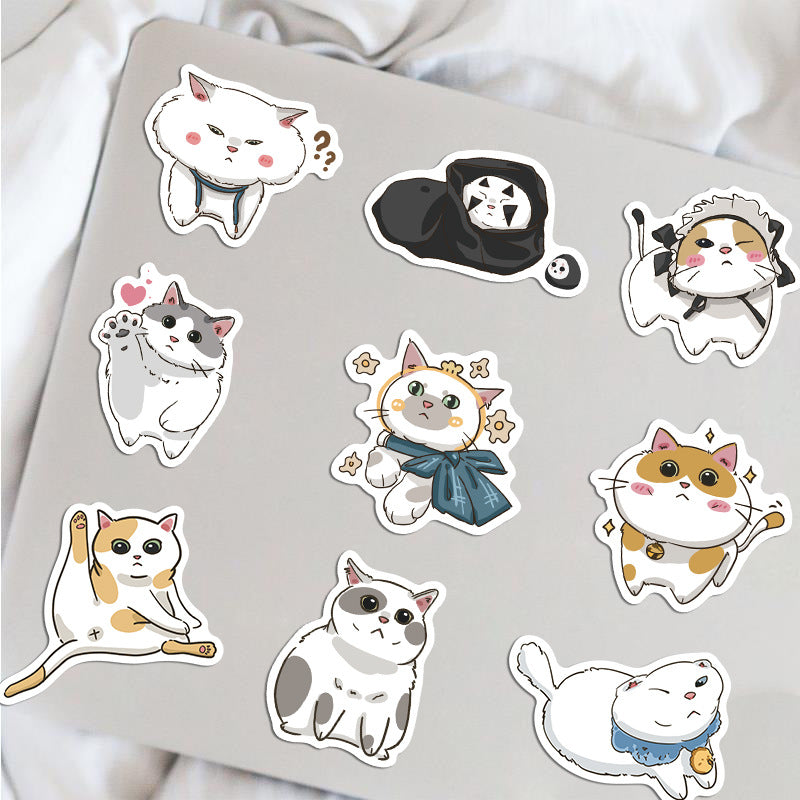 Cute Cat Stickers for Belongings Customization