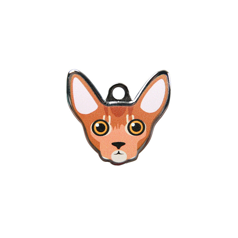 Abyssinian Cat ID Tag with Engraving