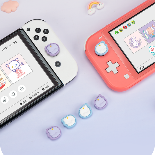 Switch Thumb Grips with Angel Wings