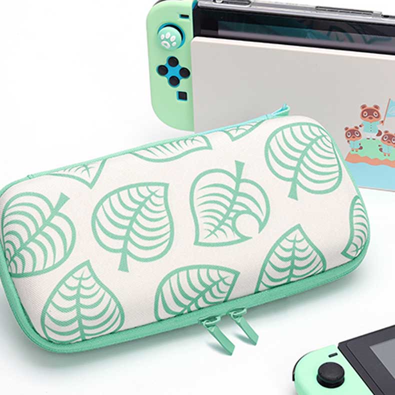 ACNH Leaf Travel Case for Switch