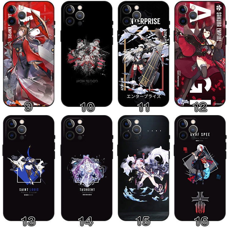 Azur Lane TPU Phone Case Collection