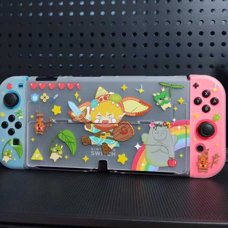 Cute Link Switch OLED Case with Koroks