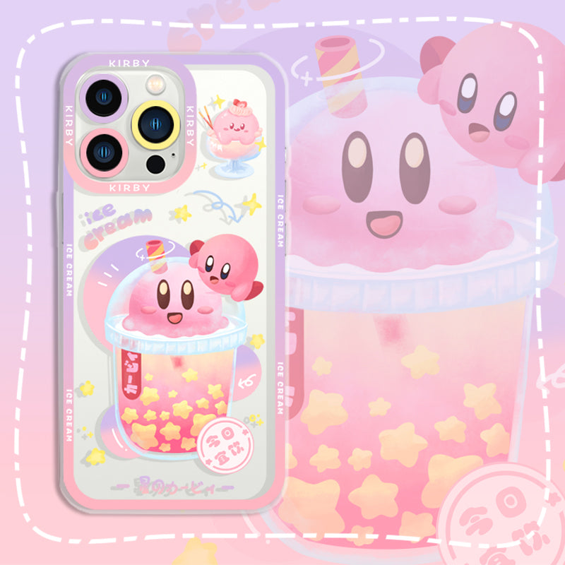 Kirby Bubble Tea Phone Case