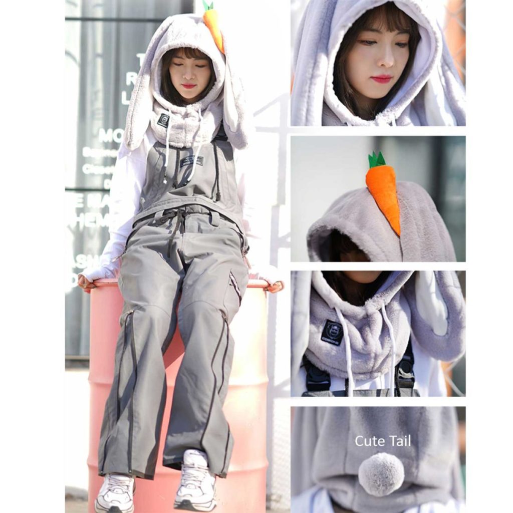 Animal Ski Balaclava with Adjustable Strap