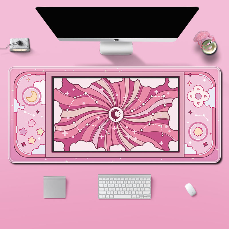 C33-07 Kawaii Sky Desk Mat Cute Gaming Mouse Mat Astronomy Gifts