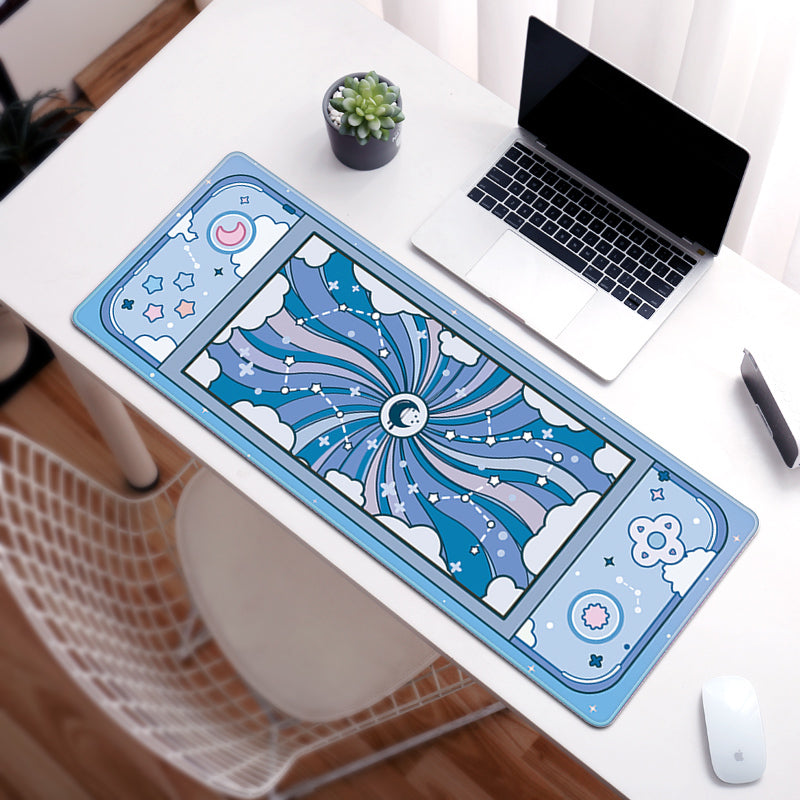 C33-20 Kawaii Sky Desk Mat Cute Gaming Mouse Mat Astronomy Gifts