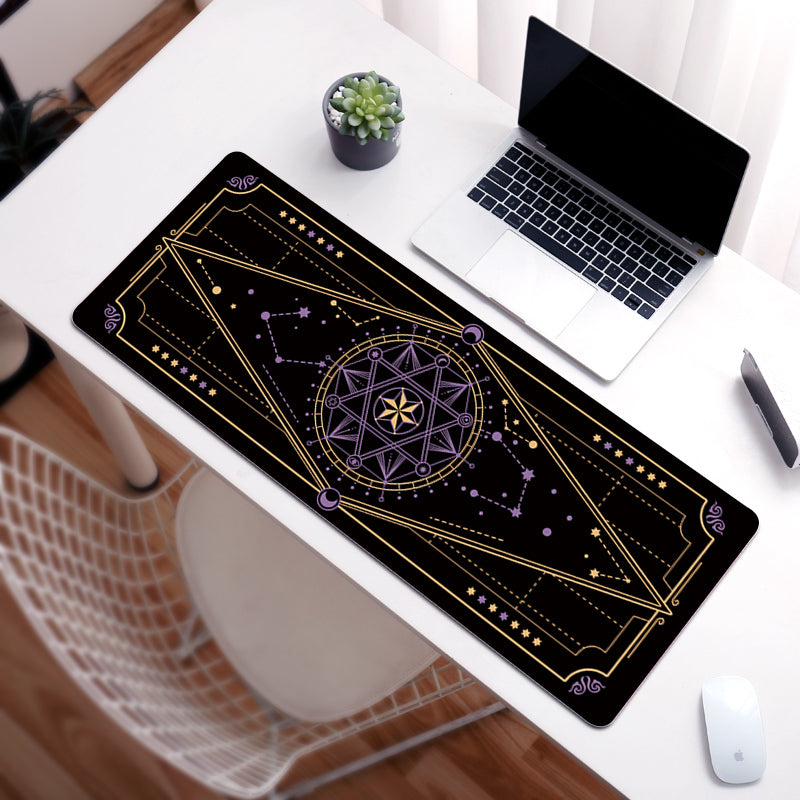 C36-03 Stars Gaming Desk Mat Starry Mouse Mat Astronomy Game Room Decor