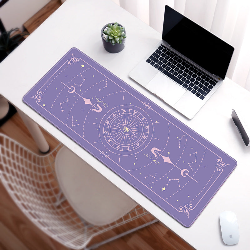 C36-06 Zodiac Large Desk Pad Stars Keyboard Mat Astrology Lover Gifts